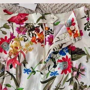 Floral High-Waisted Skirt